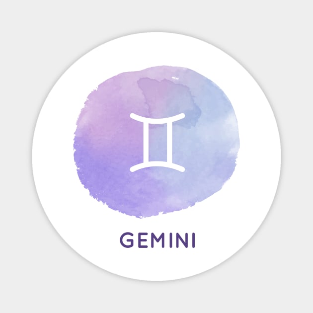 Gemini Zodiac Magnet by Dieowl